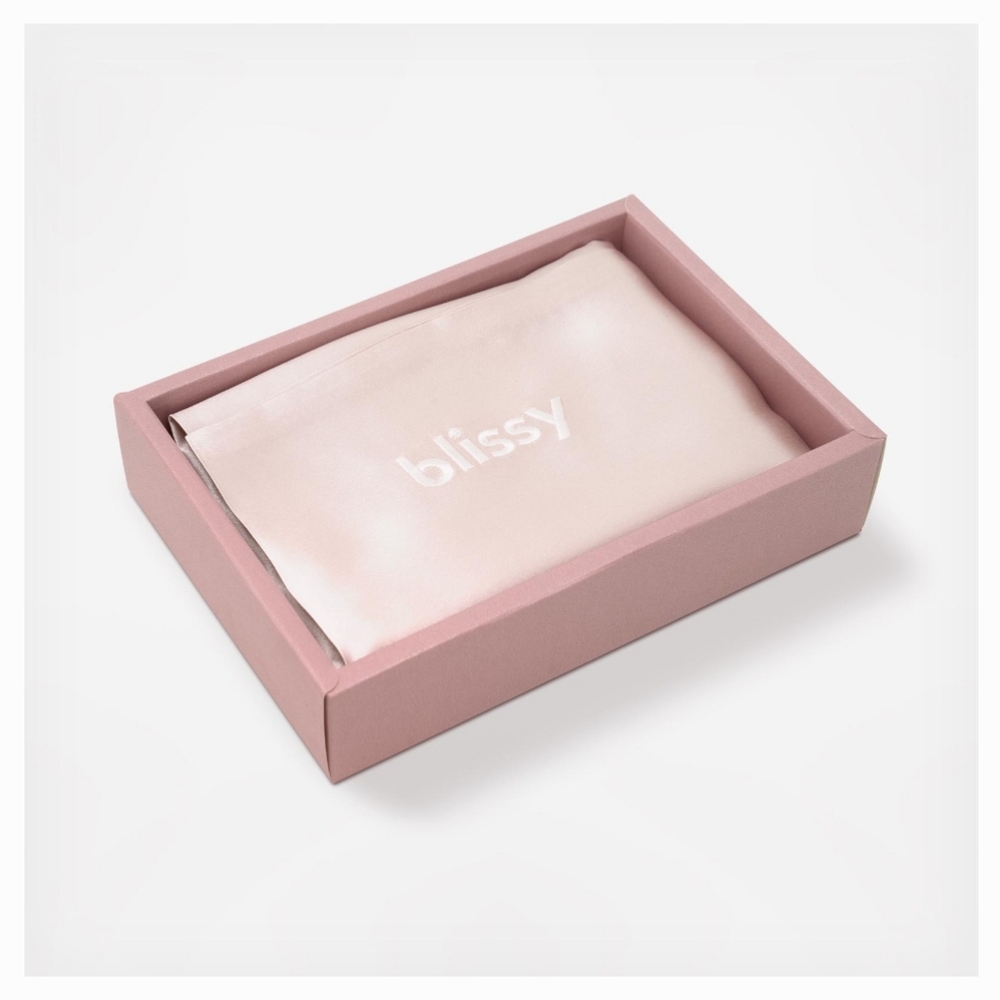 Blissy Standard Pink Mulberry Silk Pillowcase